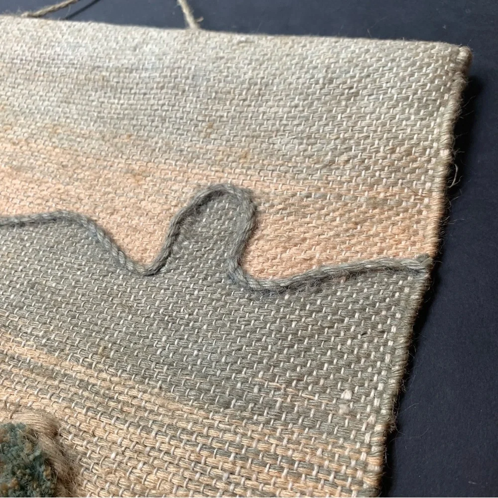 v i n t a g e :: 80s Woven Southwestern Desert Tapestry Wall Hanging